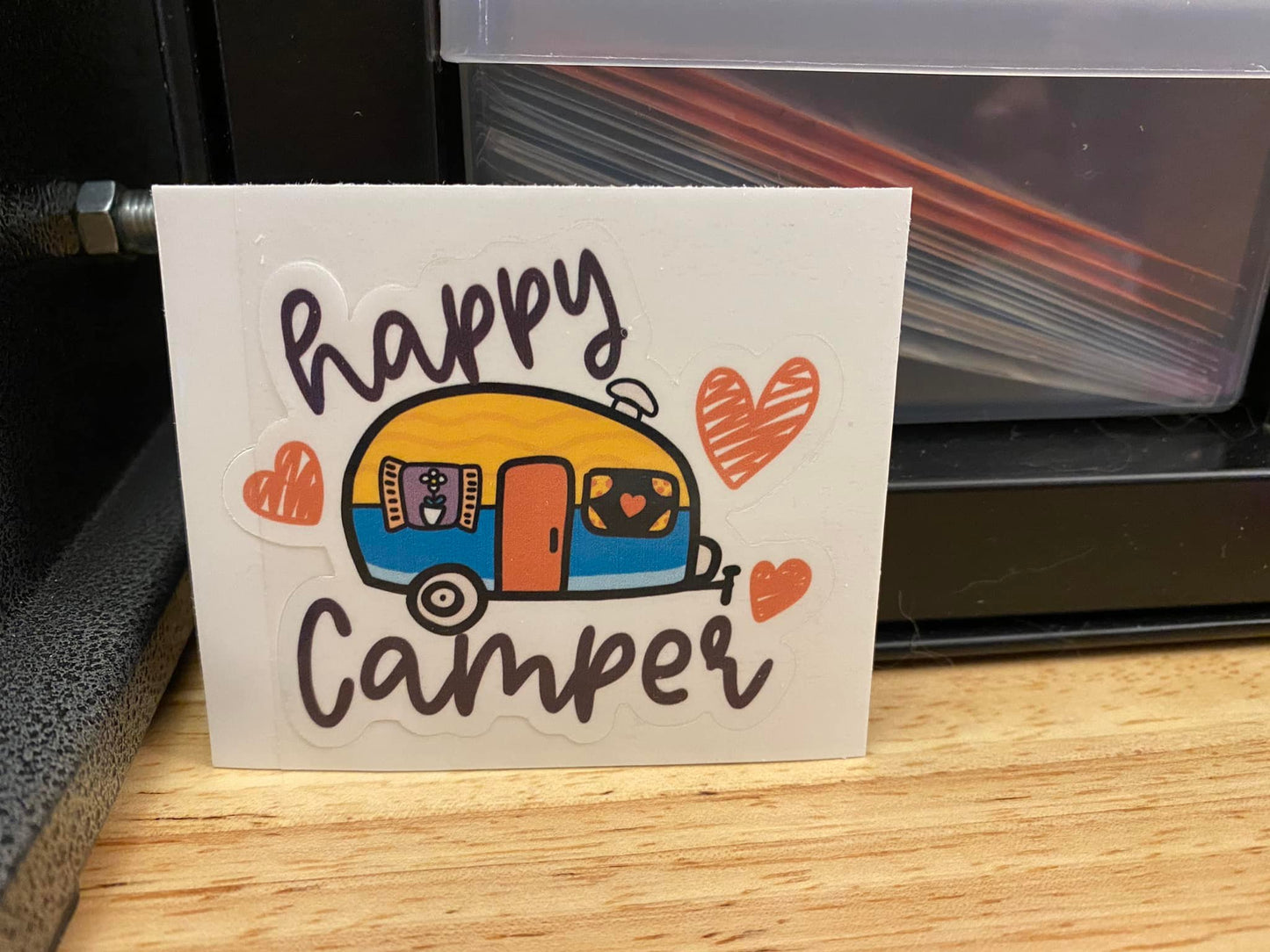 Happy Camper Sticker