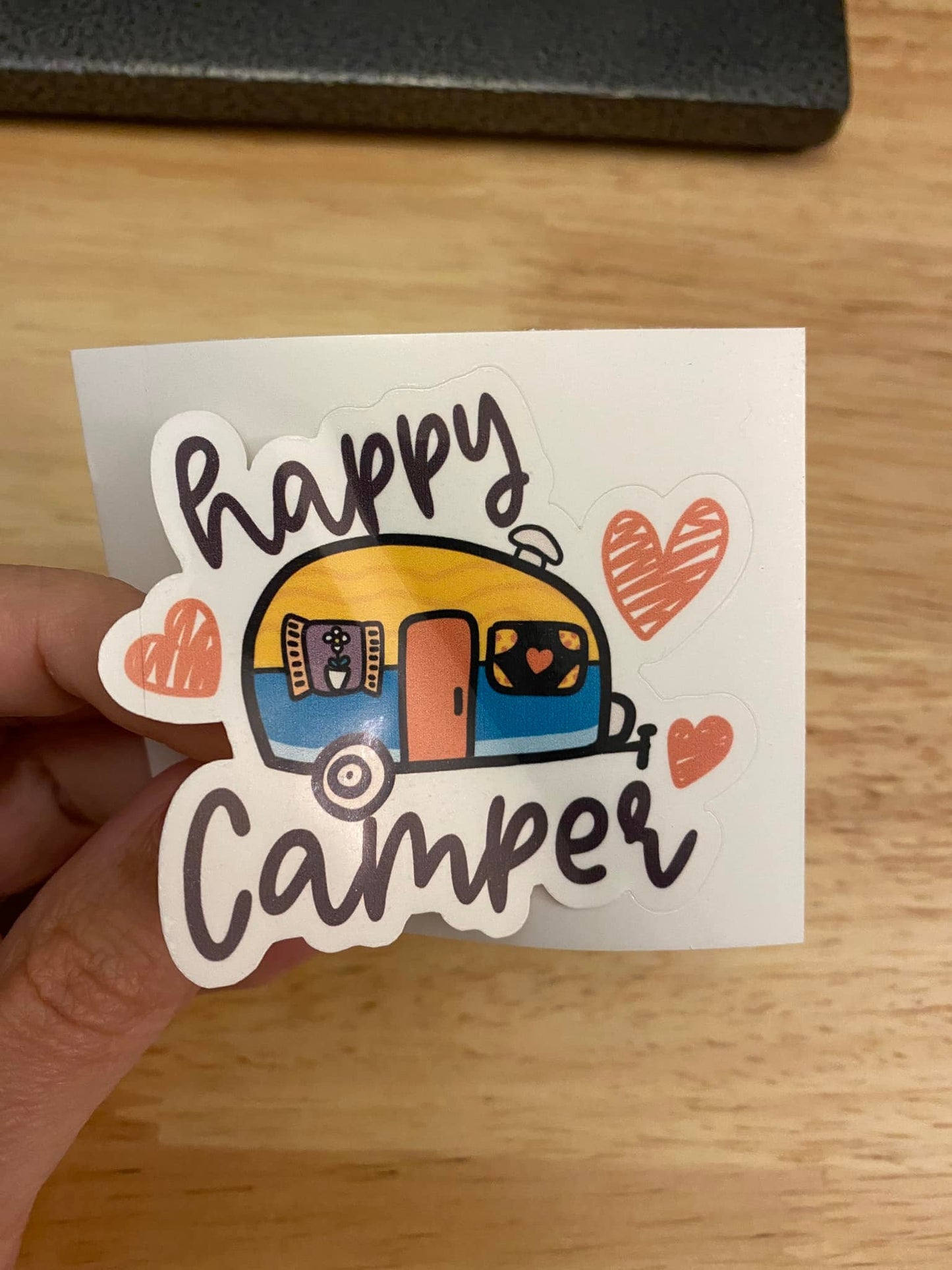 Happy Camper Sticker