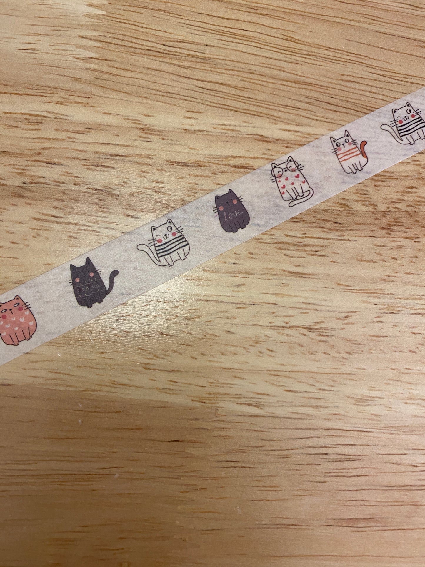 Big Roll of Sitting Cats Washi Tape