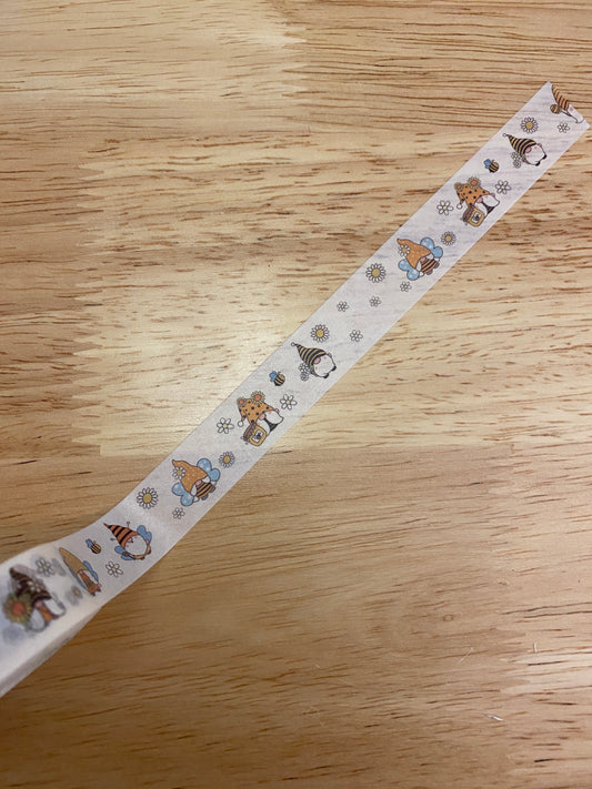 Big Roll of Gnomes and Bees Washi Tape