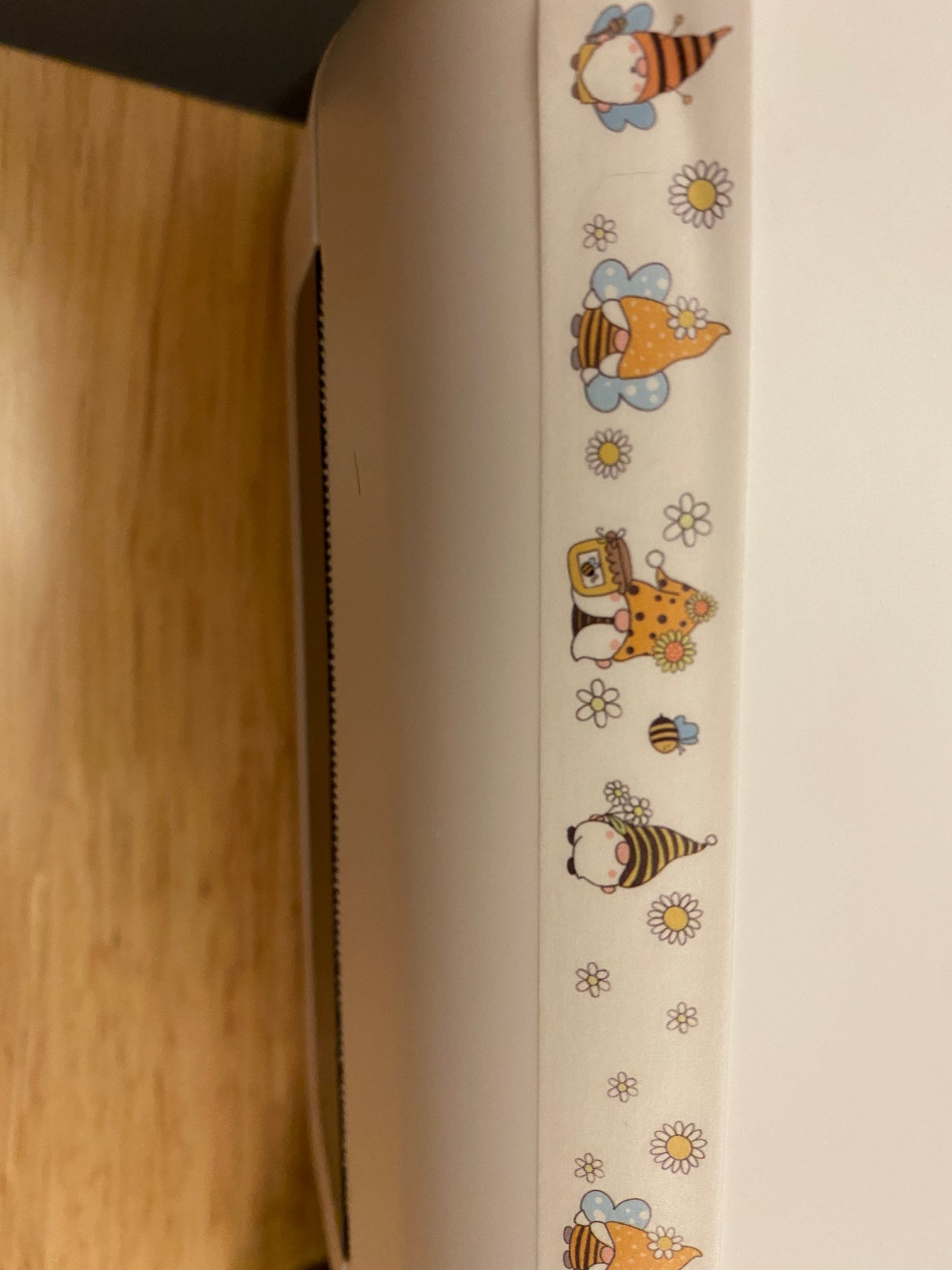 Big Roll of Gnomes and Bees Washi Tape
