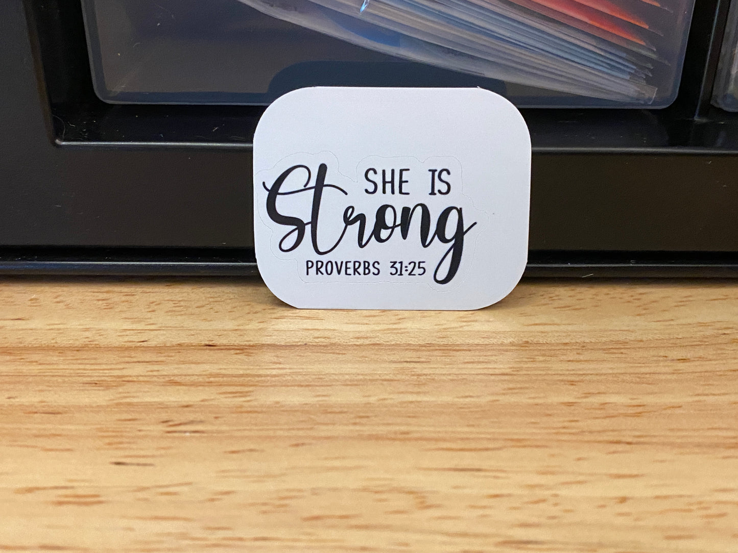 She is Strong Sticker