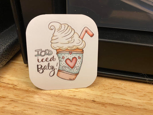 ICED ICED Baby Coffee Sticker