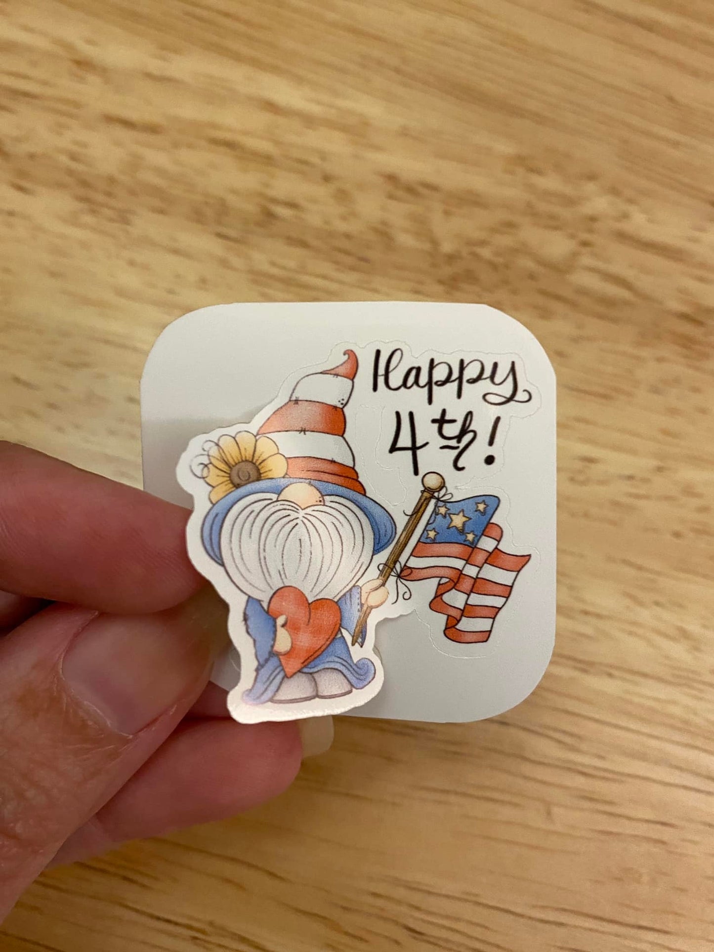 Happy 4th STICKER