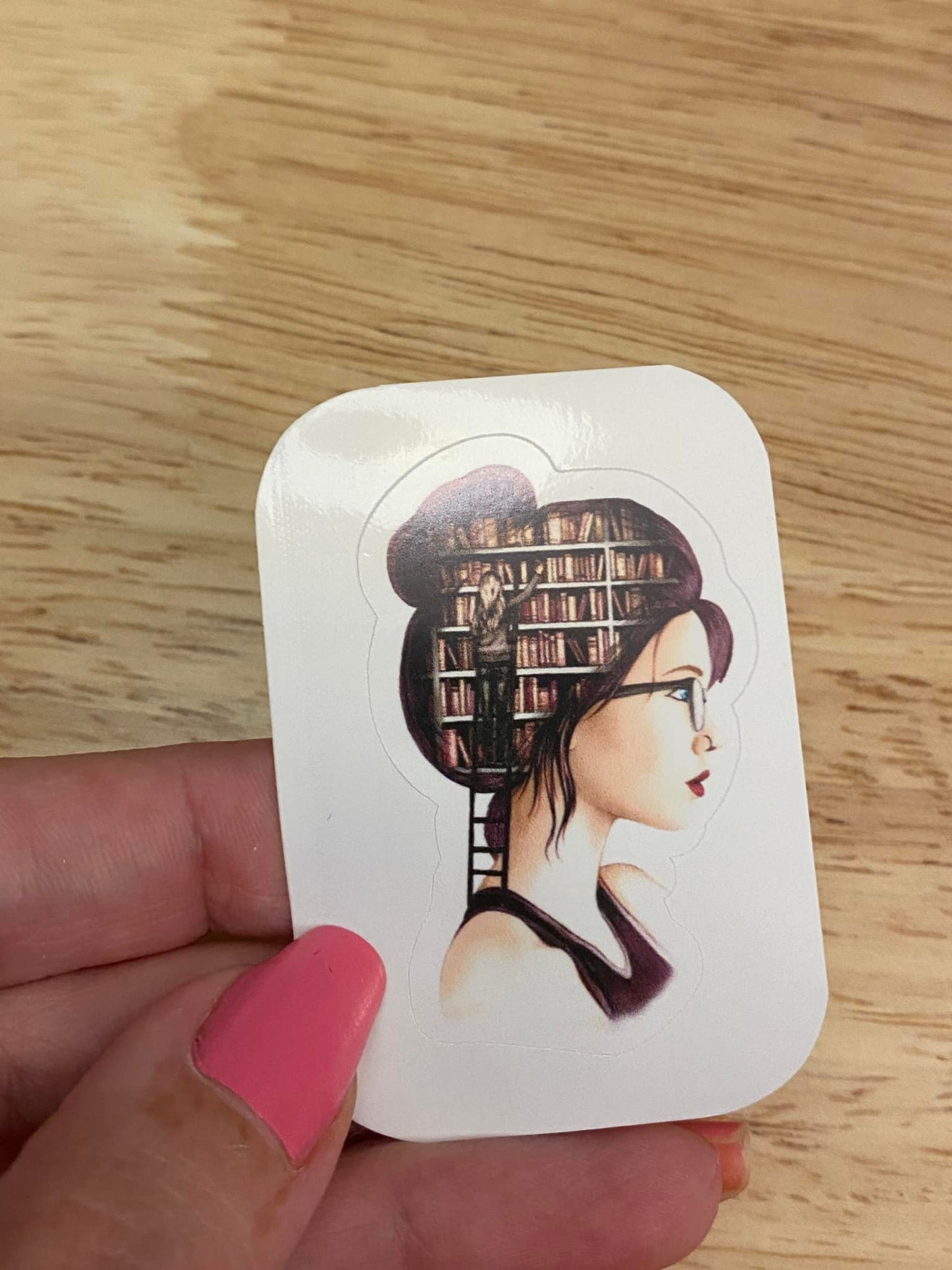 Readers Brain Sticker