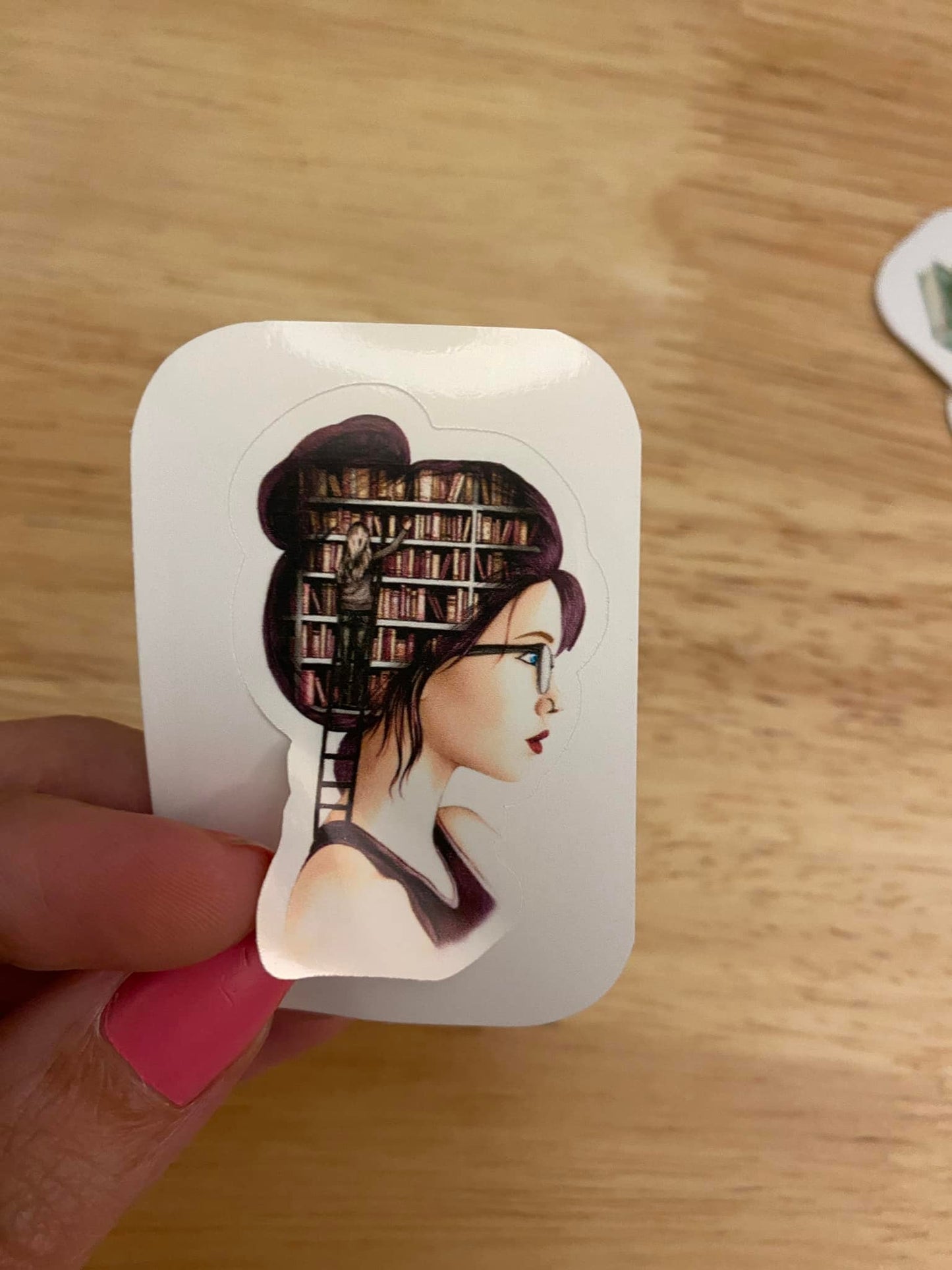 Readers Brain Sticker