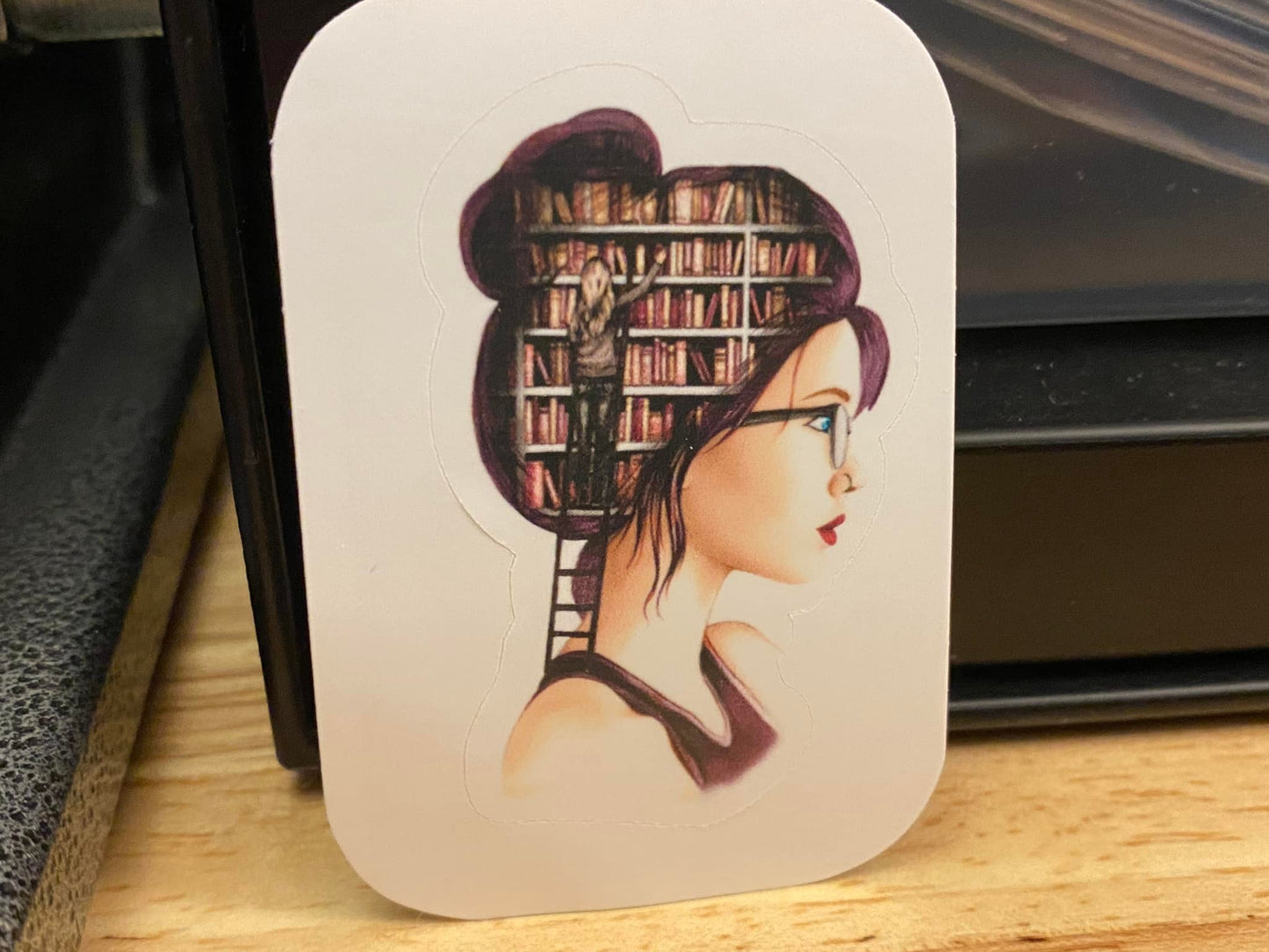 Readers Brain Sticker