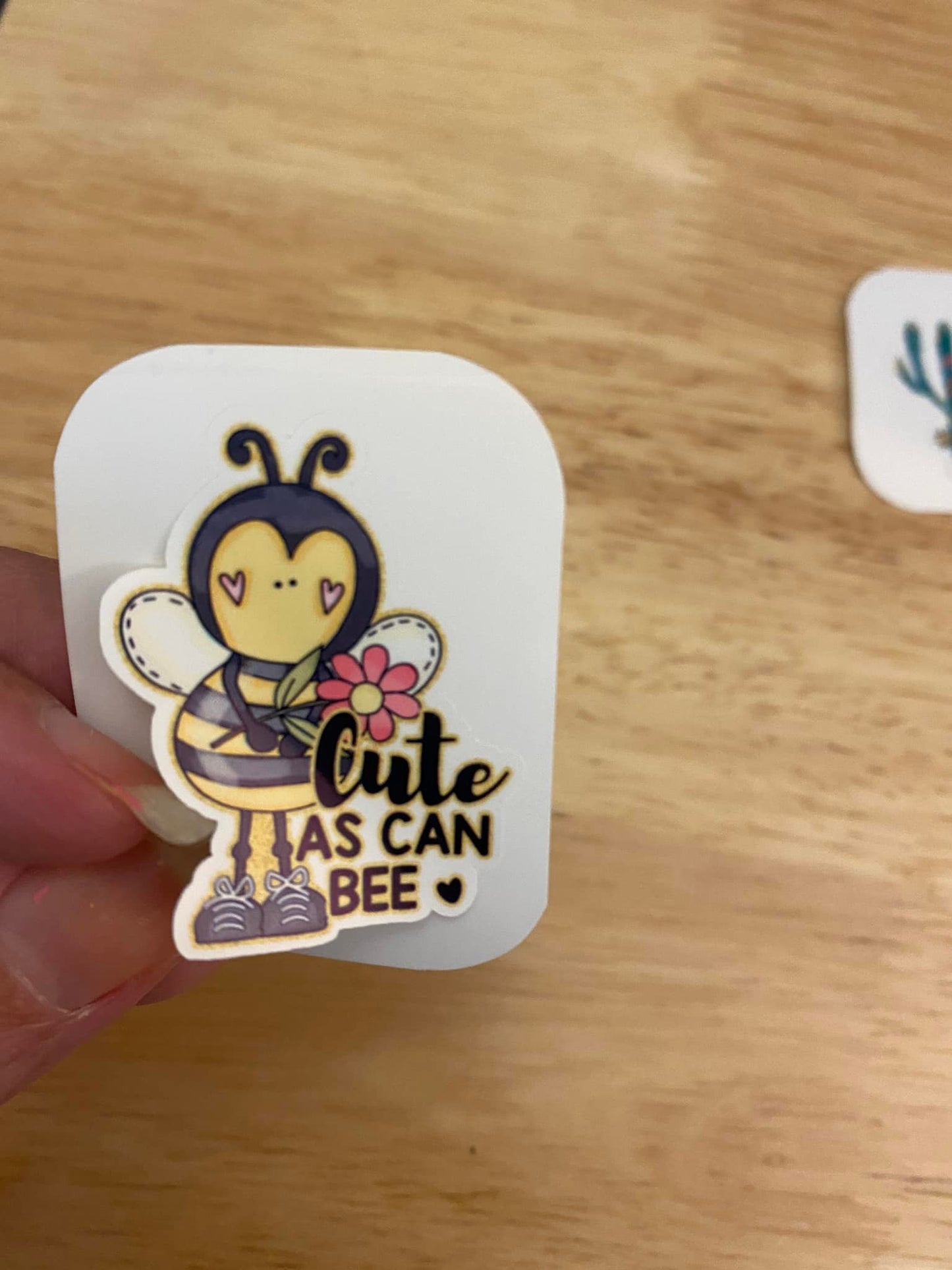 Cute as Can Bee STICKER