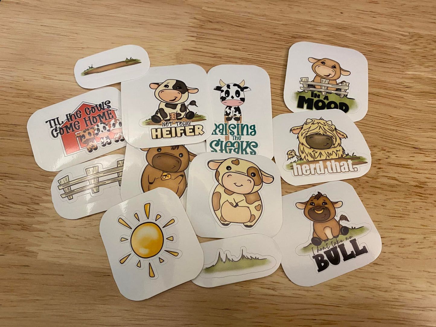 Cute Farm Animals Sticker Pack