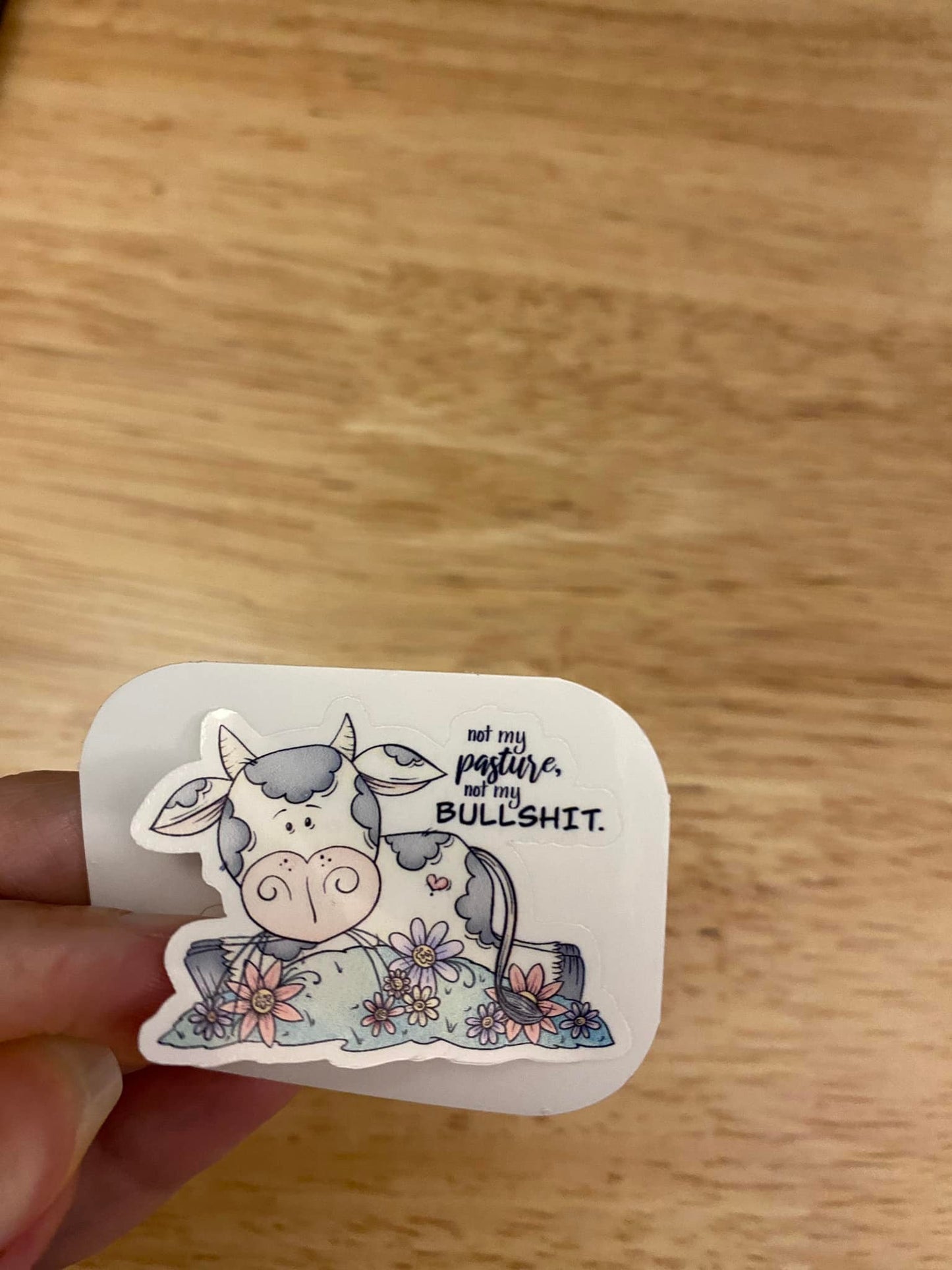 Not my Pasture not my Bullsh** Sticker