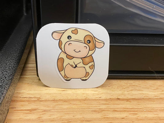 Cute Spotted Cow Sticker