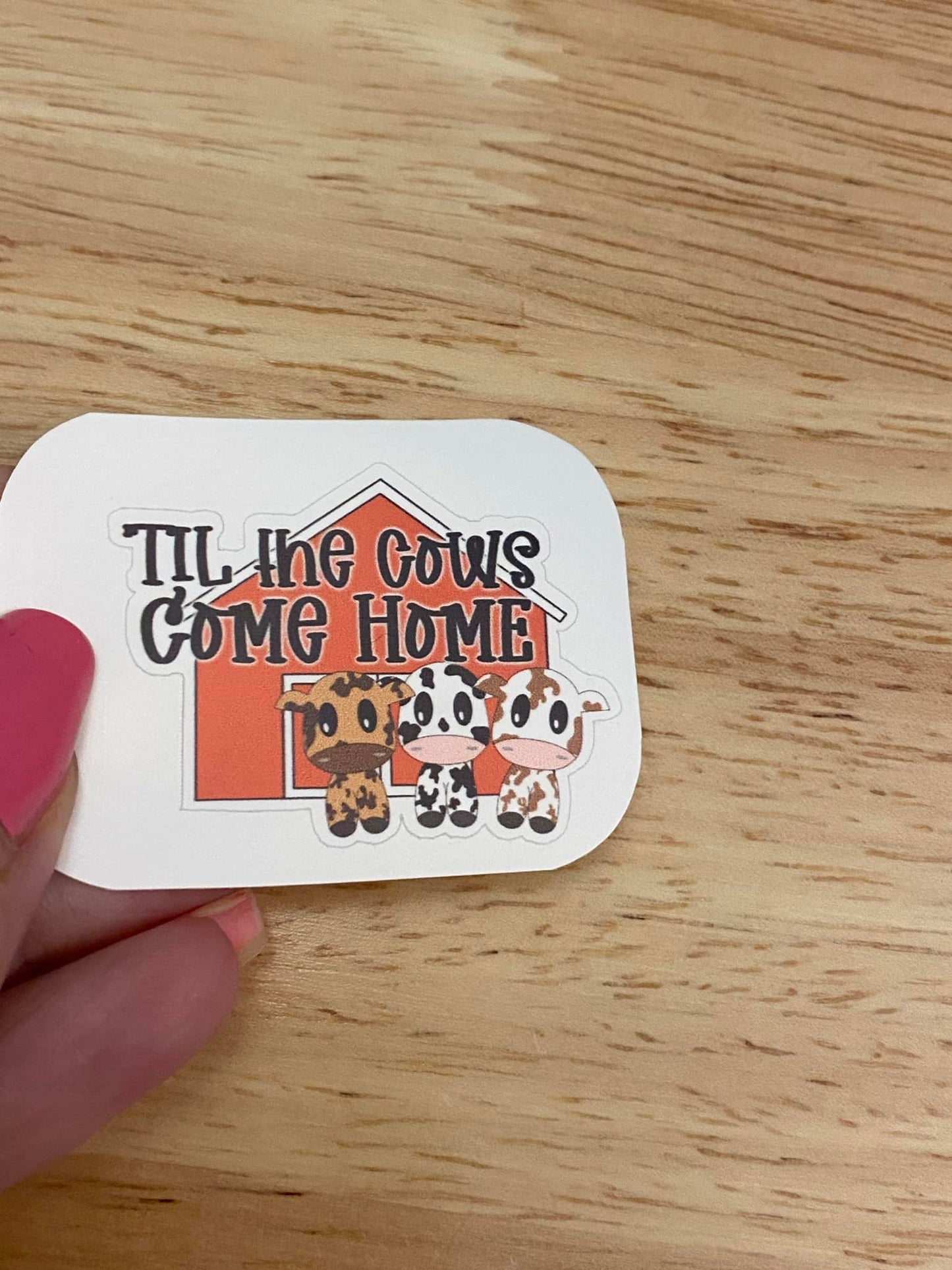 Till the Cows Come Home Sticker