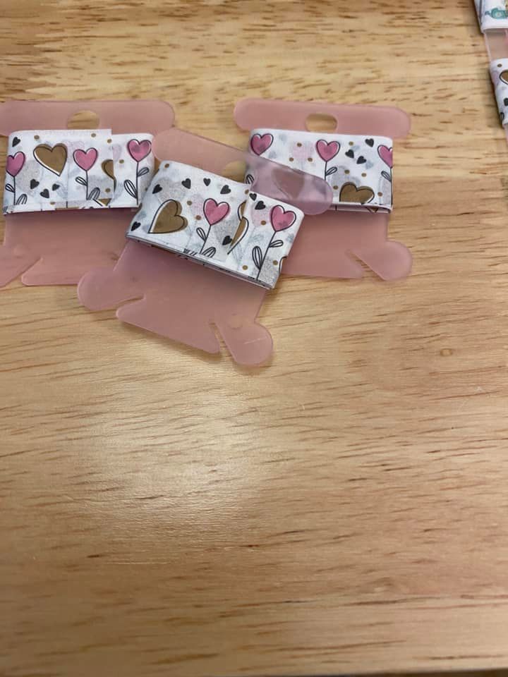 Sample Card of Flower Hearts Washi Tape