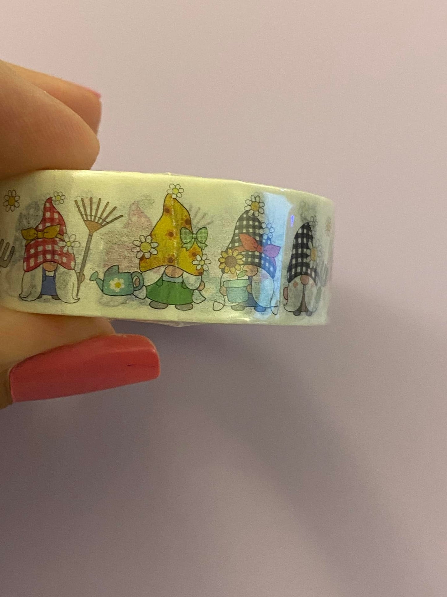 Big Roll of Garden Gnomes with Sunflowers Washi Tapes