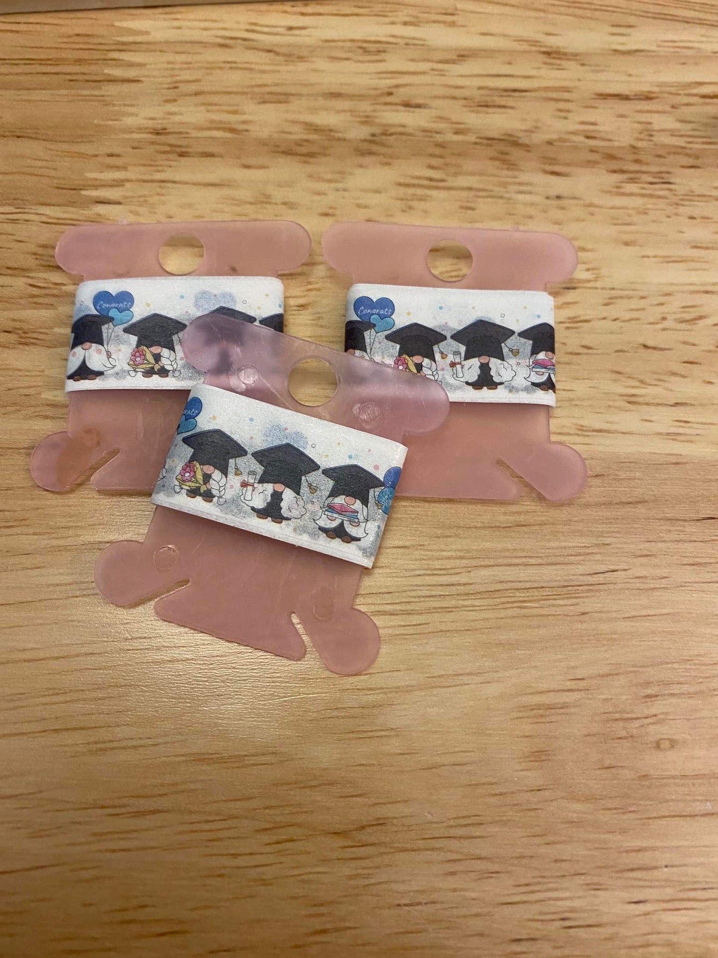 Sample Card of Graduation Gnomes Washi Tape
