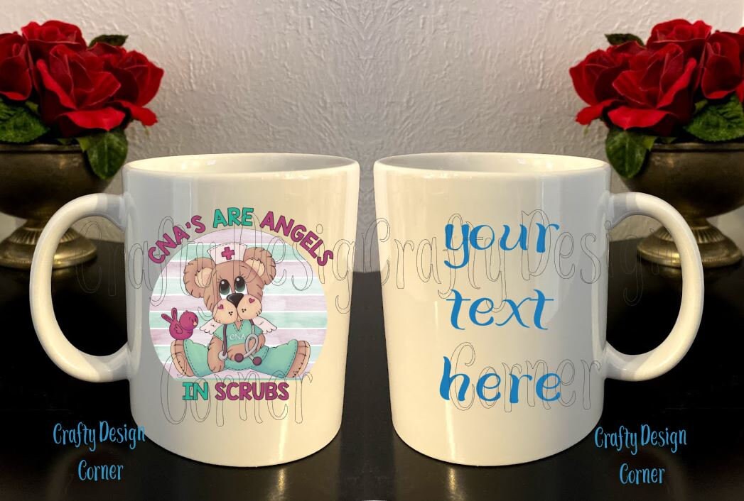 CNA's Are Angels in Scrubs Mug