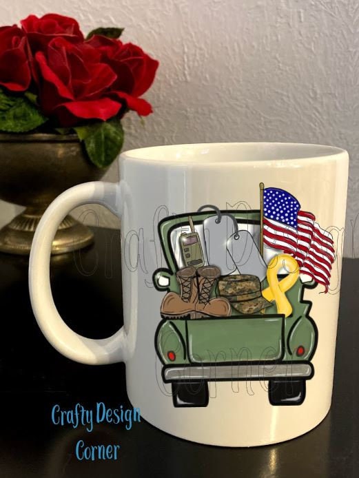 Military Truck Mug