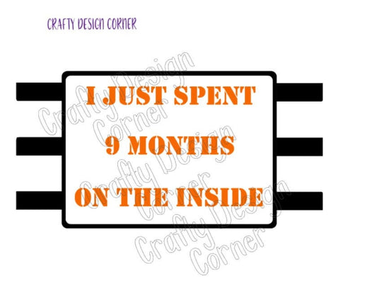 I Just Spent 9 Months on the Inside JPEG/PNG DIGITAL Download