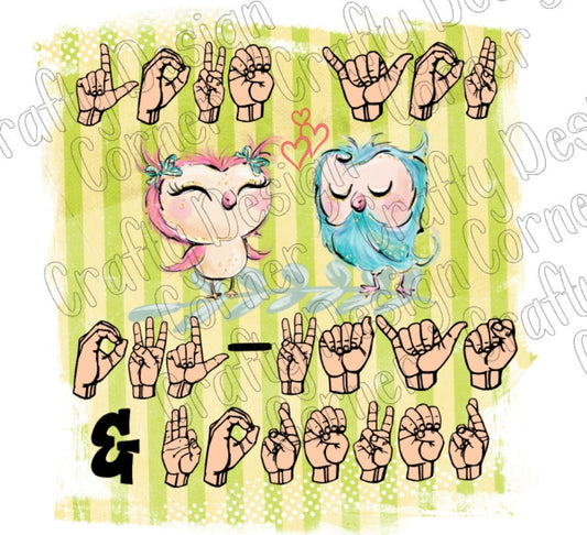 I will Owlways Love you JPEG/PNG DIGITAL Download