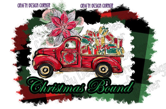 Christmas Bound Design JPEG/PNG DIGITAL Download