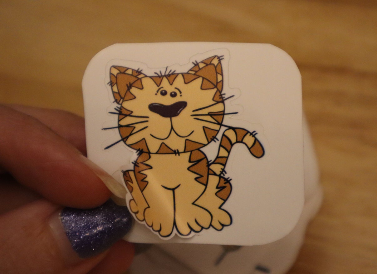 Brown Tabby Cat STICKER