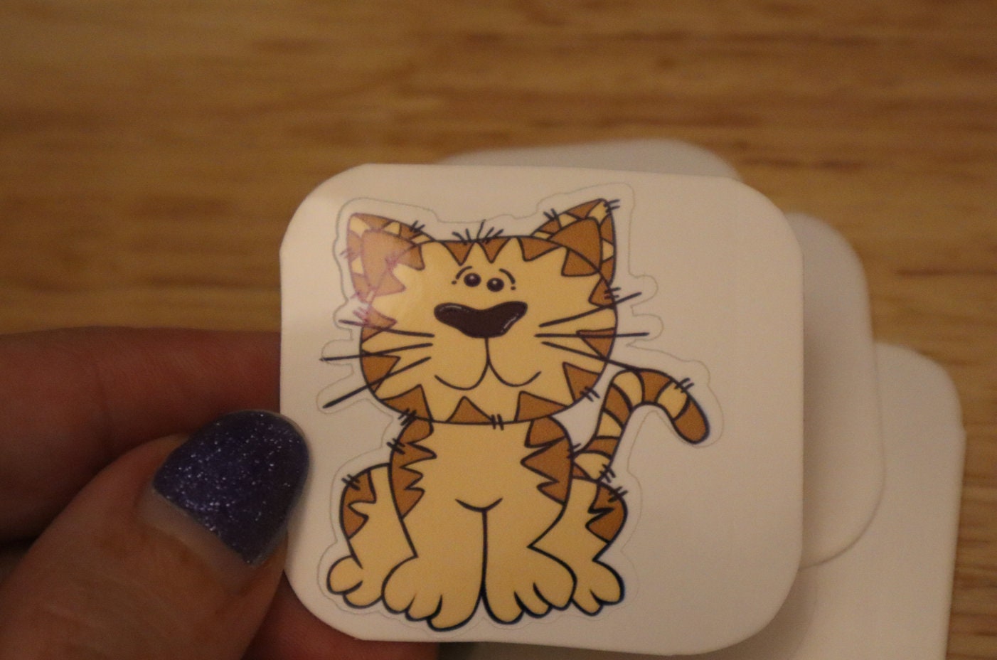 Brown Tabby Cat STICKER