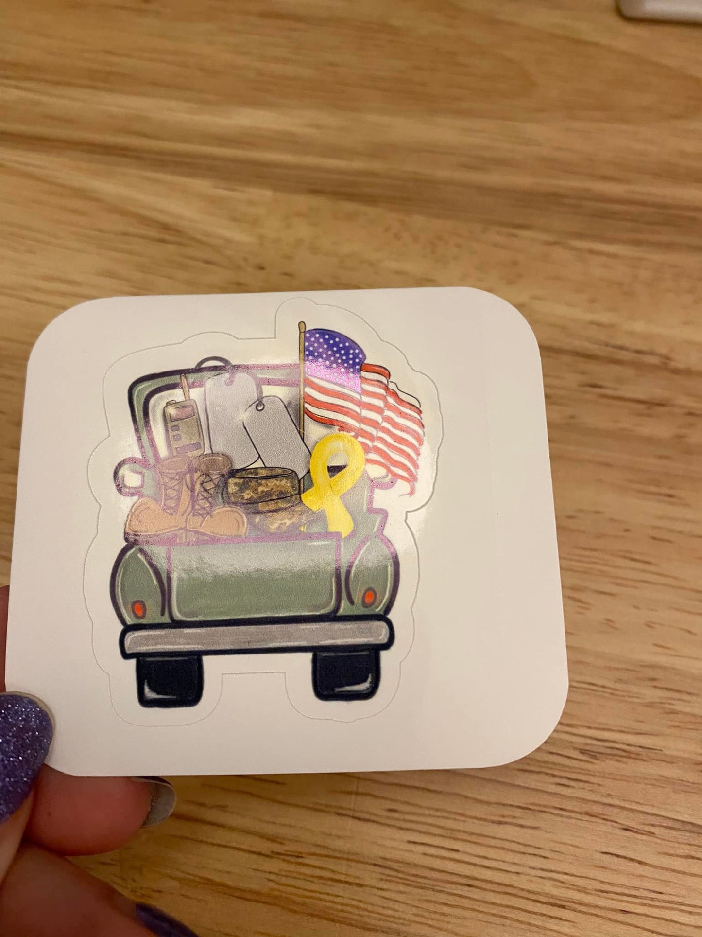 Military Truck with Flag and ABU STICKER, Military Boots sticker, Laptop sticker, Airforce sticker, military sticker, ABU
