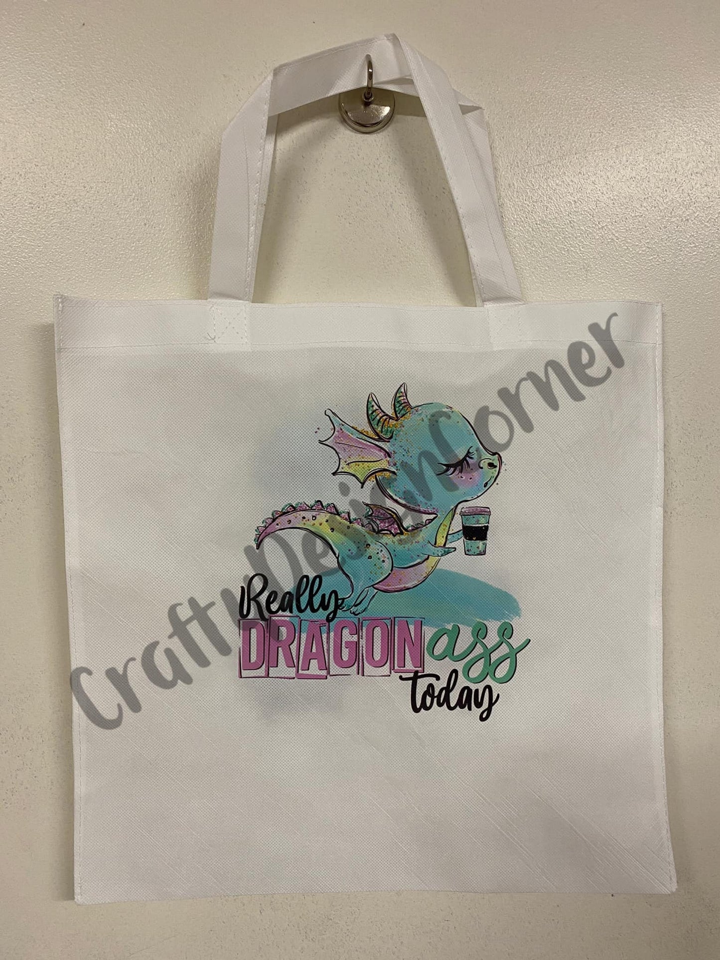 Double Sided Eco Friendly Really Dragon A Tote Sack
