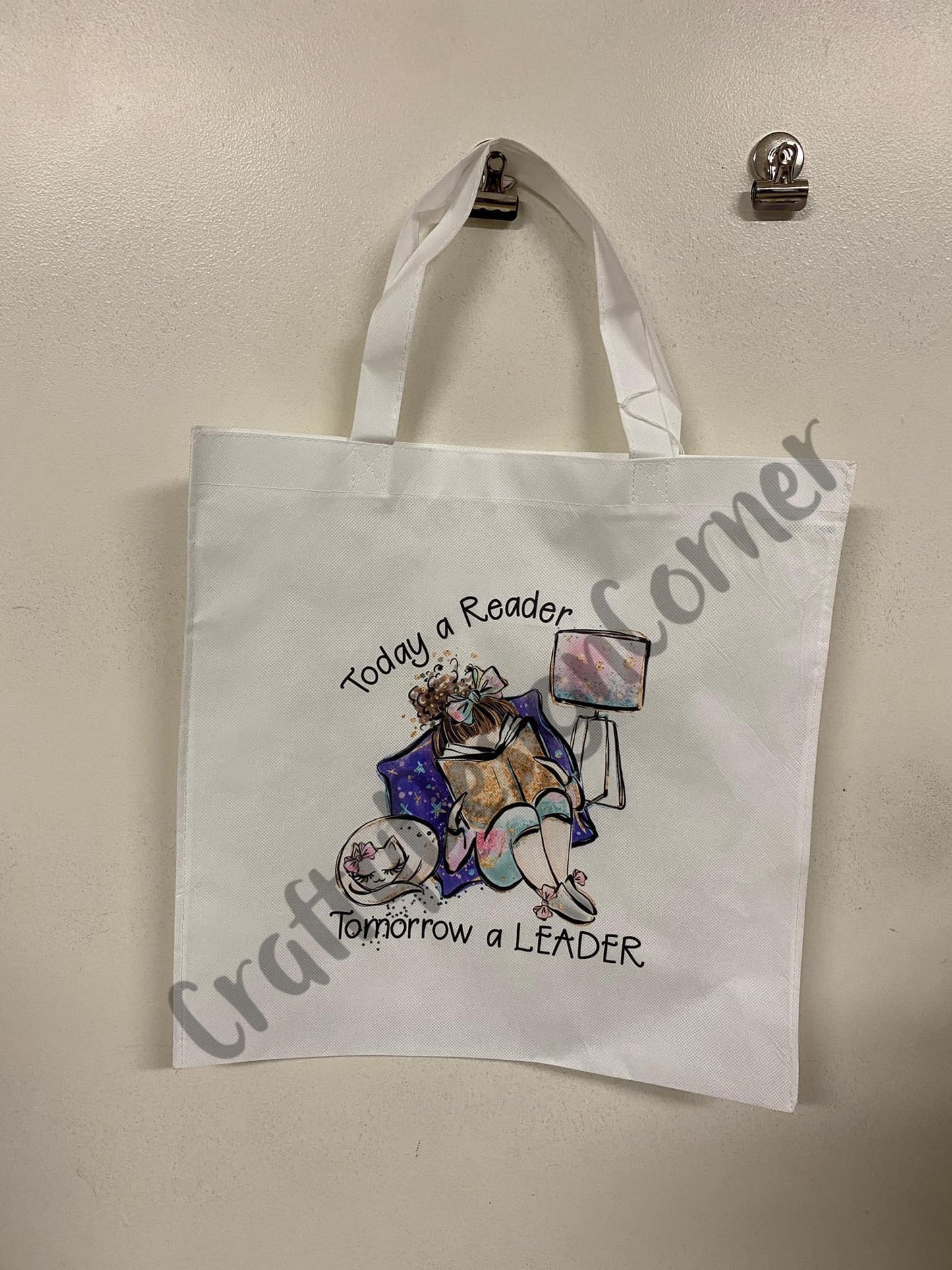 RTS Burnette Today a Reader tomorrow a Leader Tote Bag