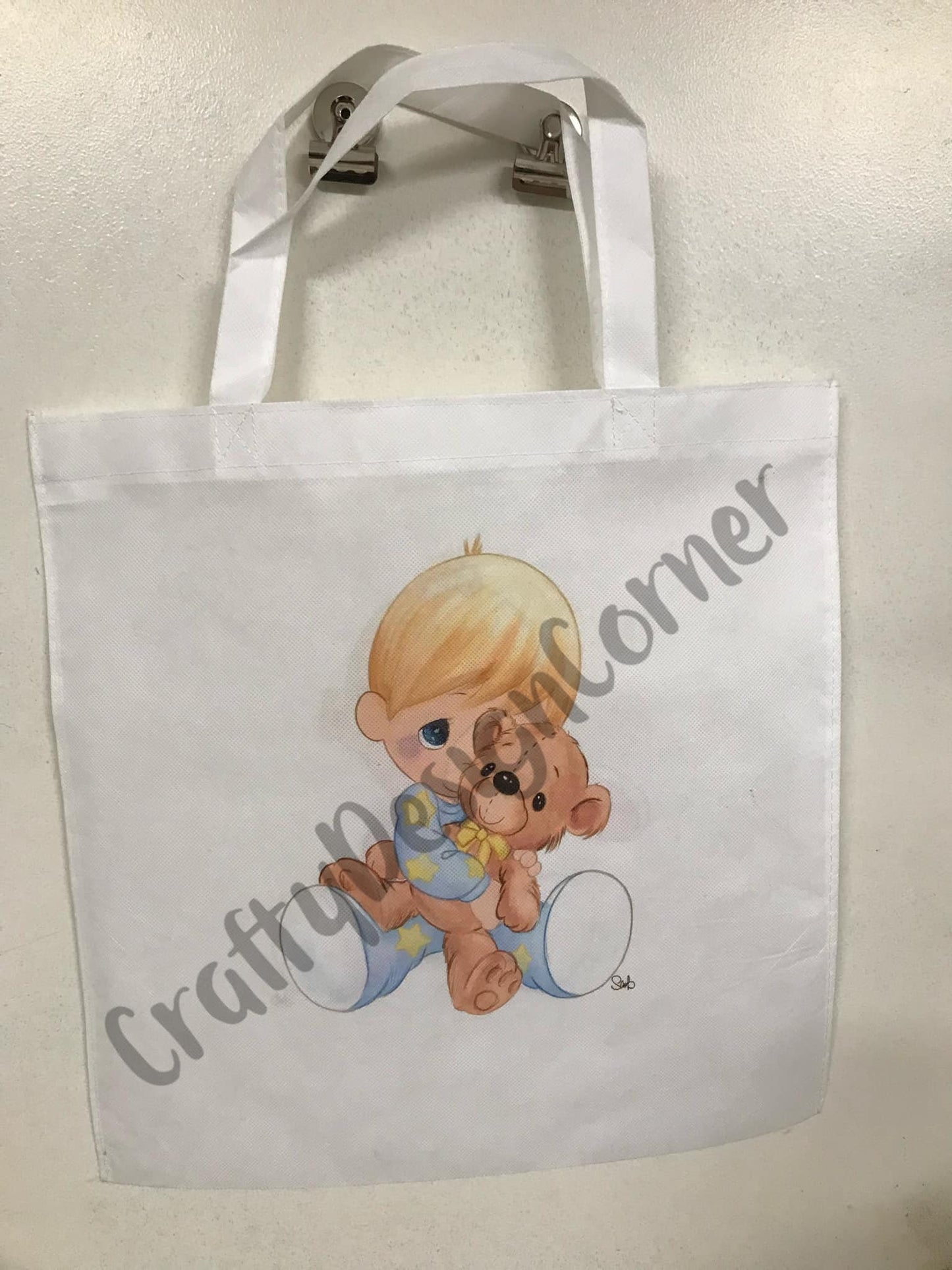 Double sided OOPSIE BAG RTS Little girl with bunny designed Tote Bag Eco Friendly