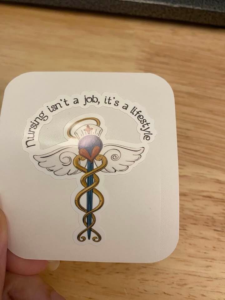 Nursing isn't a job, its a Lifestyle Sticker