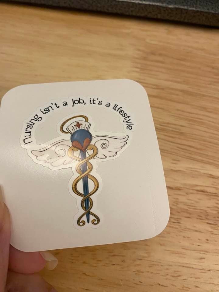 Nursing isn't a job, its a Lifestyle Sticker