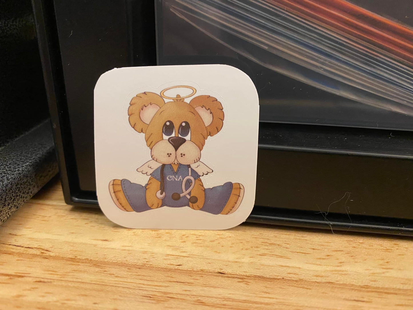 Cna Bear in Scrubs Sticker