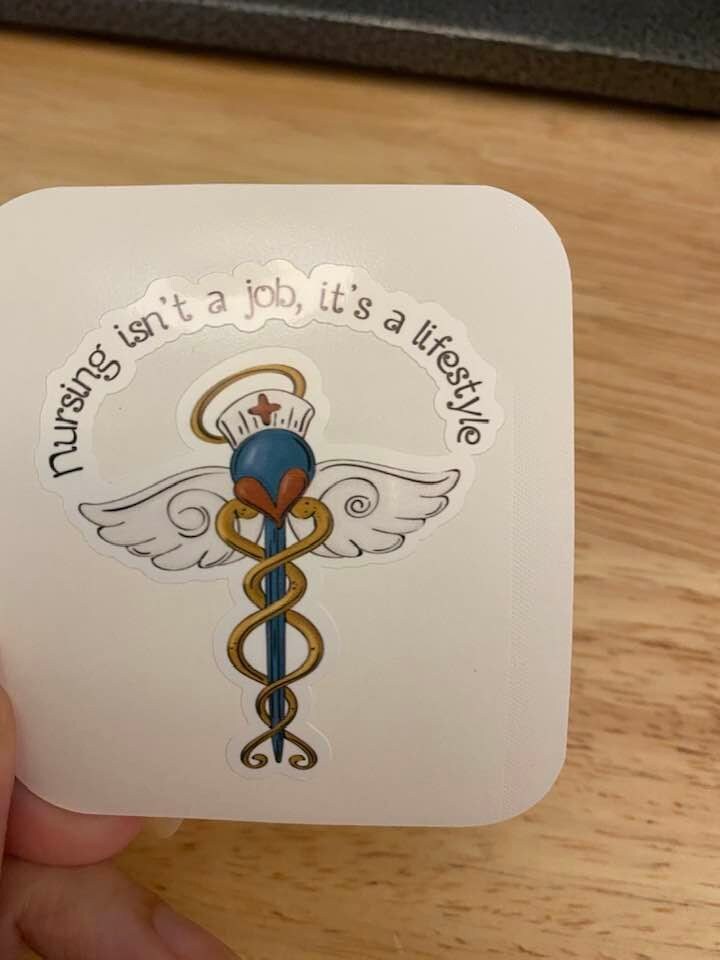 Nursing isn't a job, its a Lifestyle Sticker