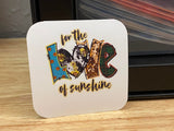 Blue For the Love of Sunshine Sticker