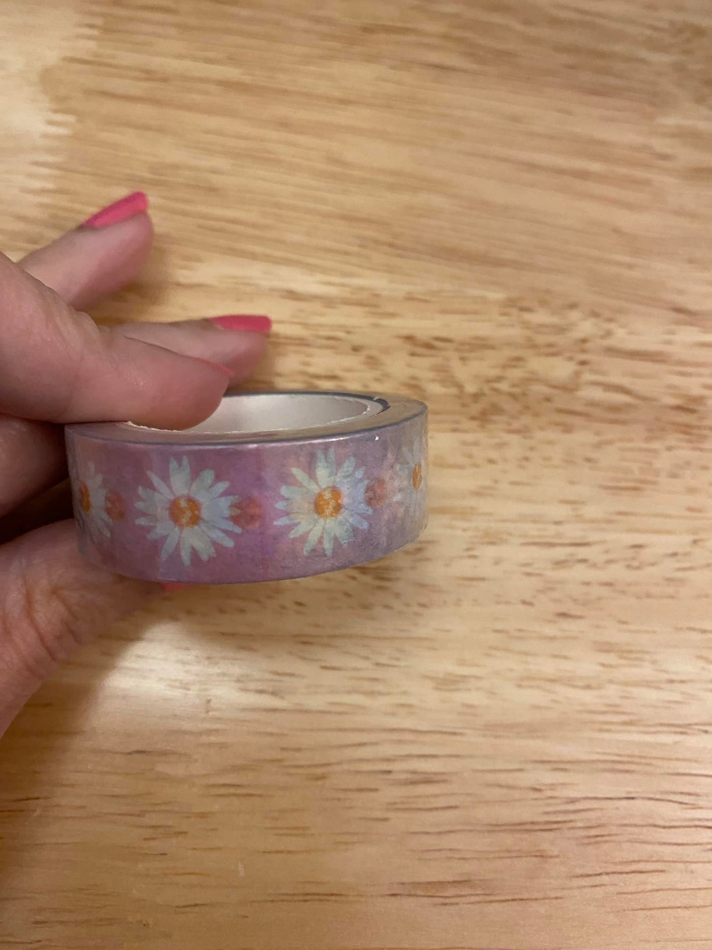 Big Roll of Ombre Dasiy Flowers Washi Tape
