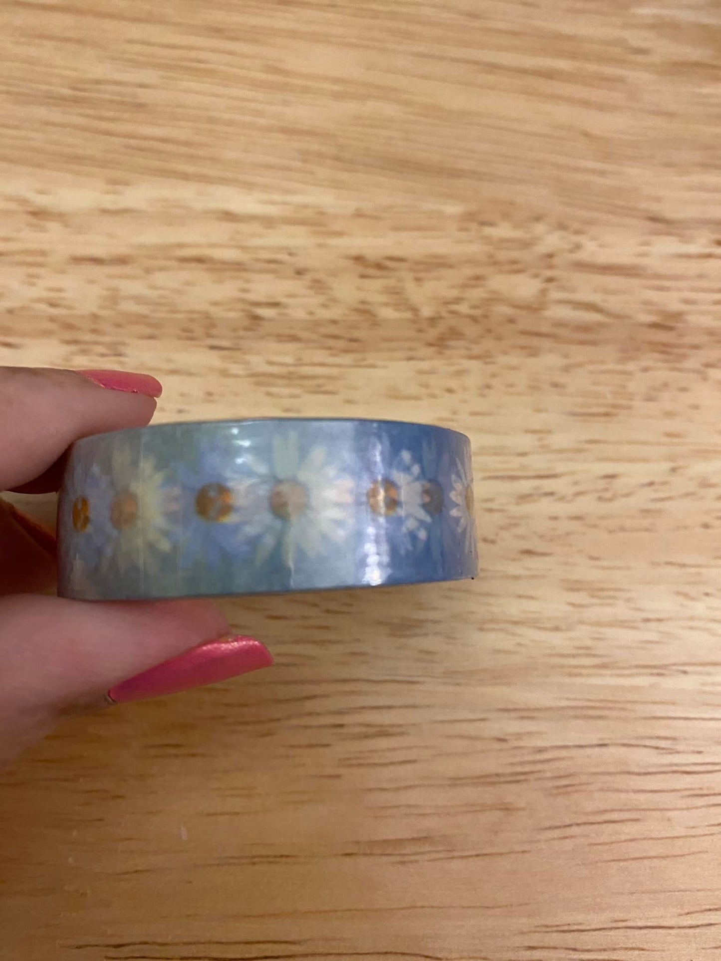 Big Roll of Ombre Dasiy Flowers Washi Tape