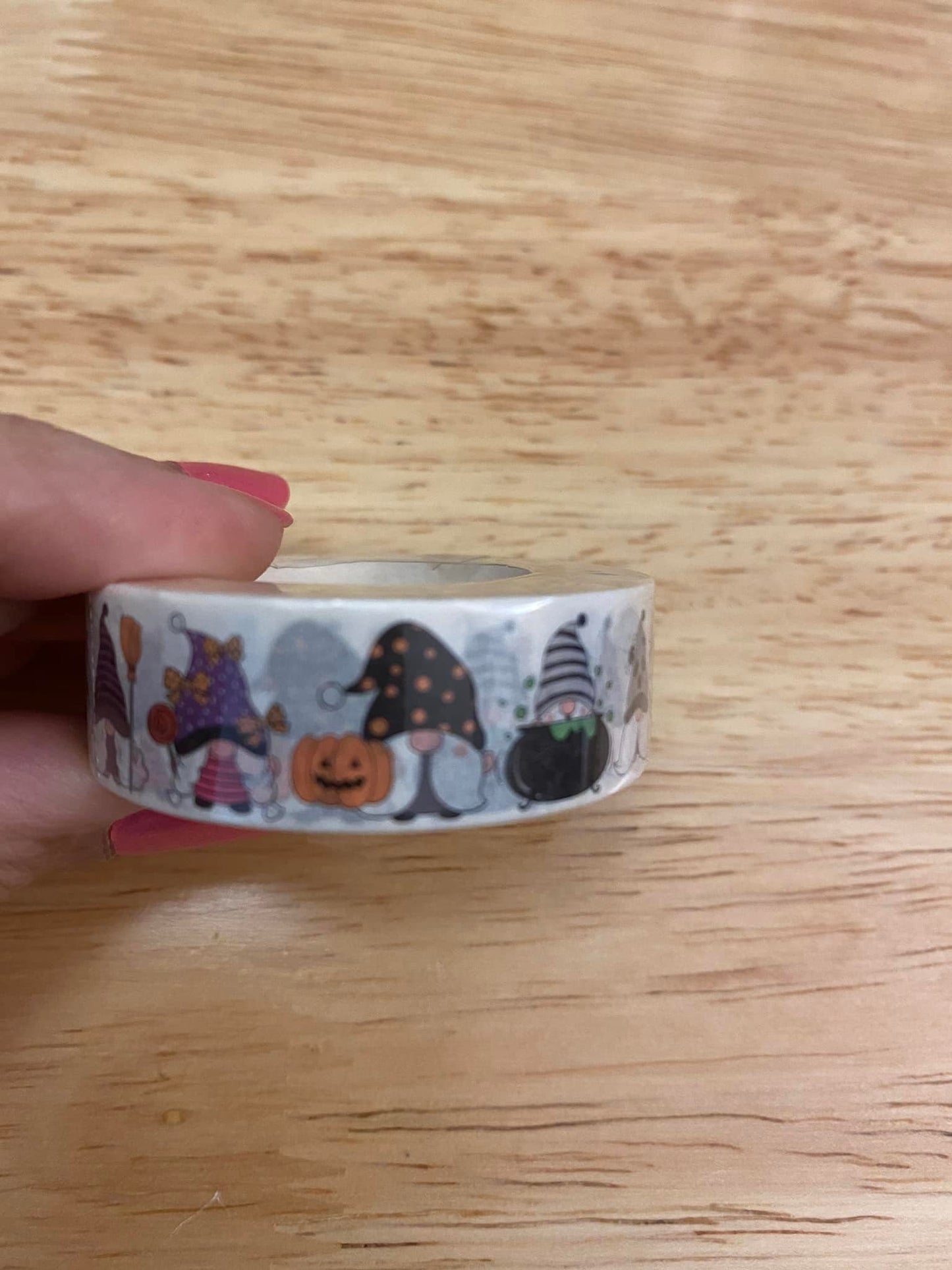 Big Roll of Halloween Gnomes Washi Tape