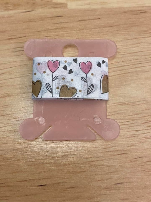 Sample Card of Flower Hearts Washi Tape,