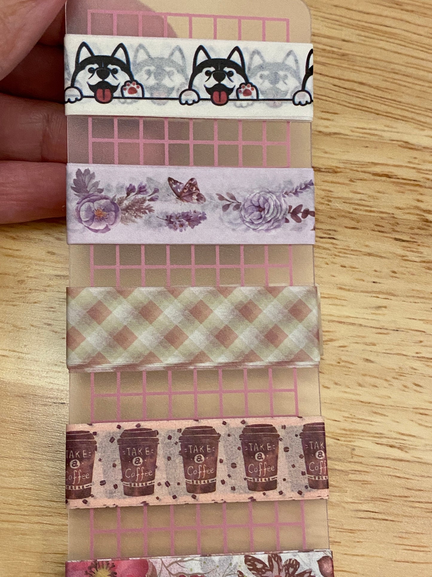 Mix of 6 Different Washi Tapes