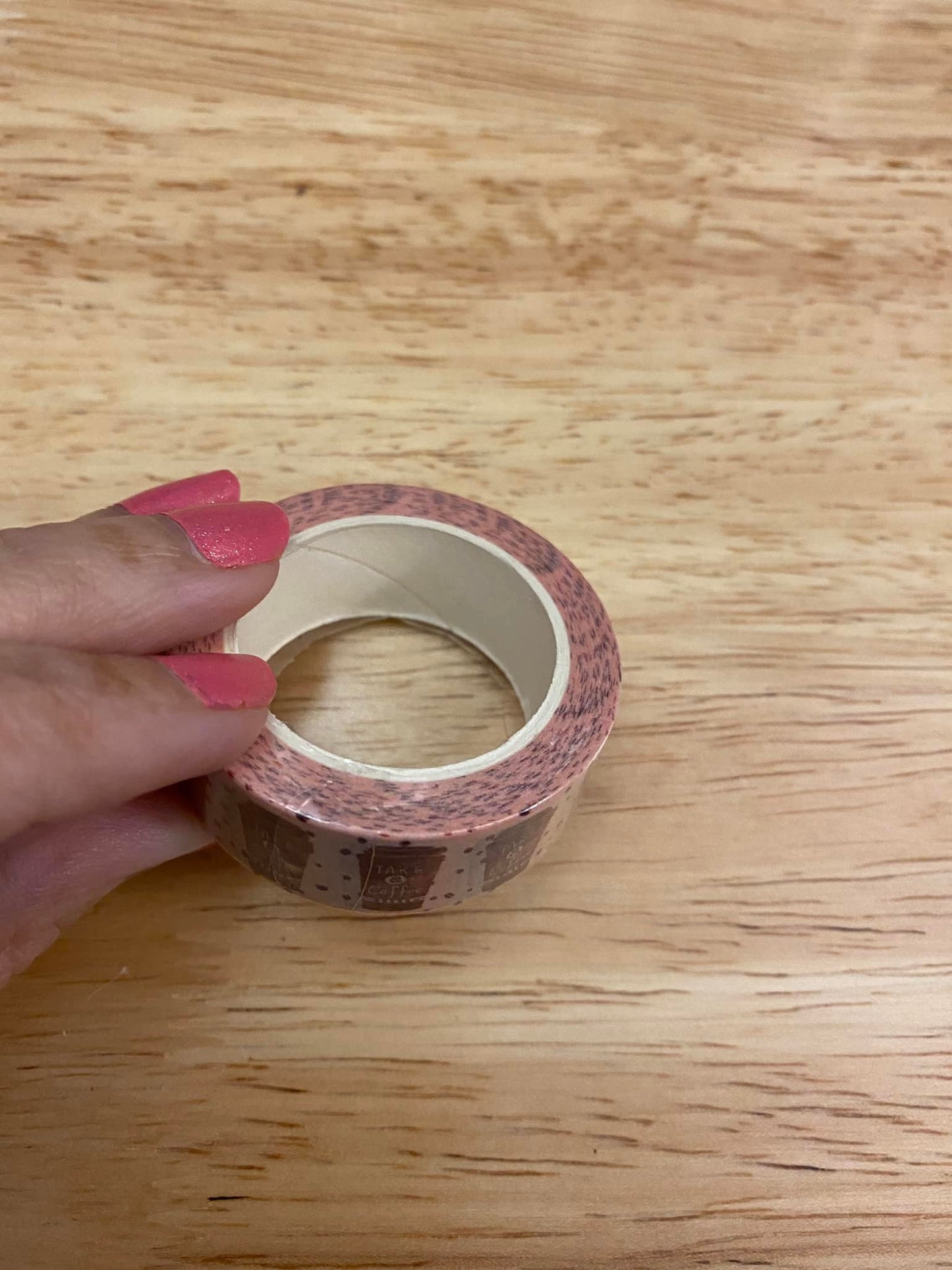 Big Roll of Beige Latte Washi Tape