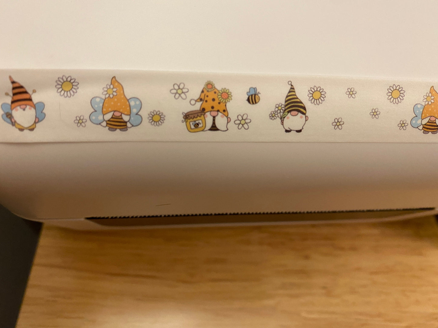 Big Roll of Bee Gnomes with Daisy Washi Tape