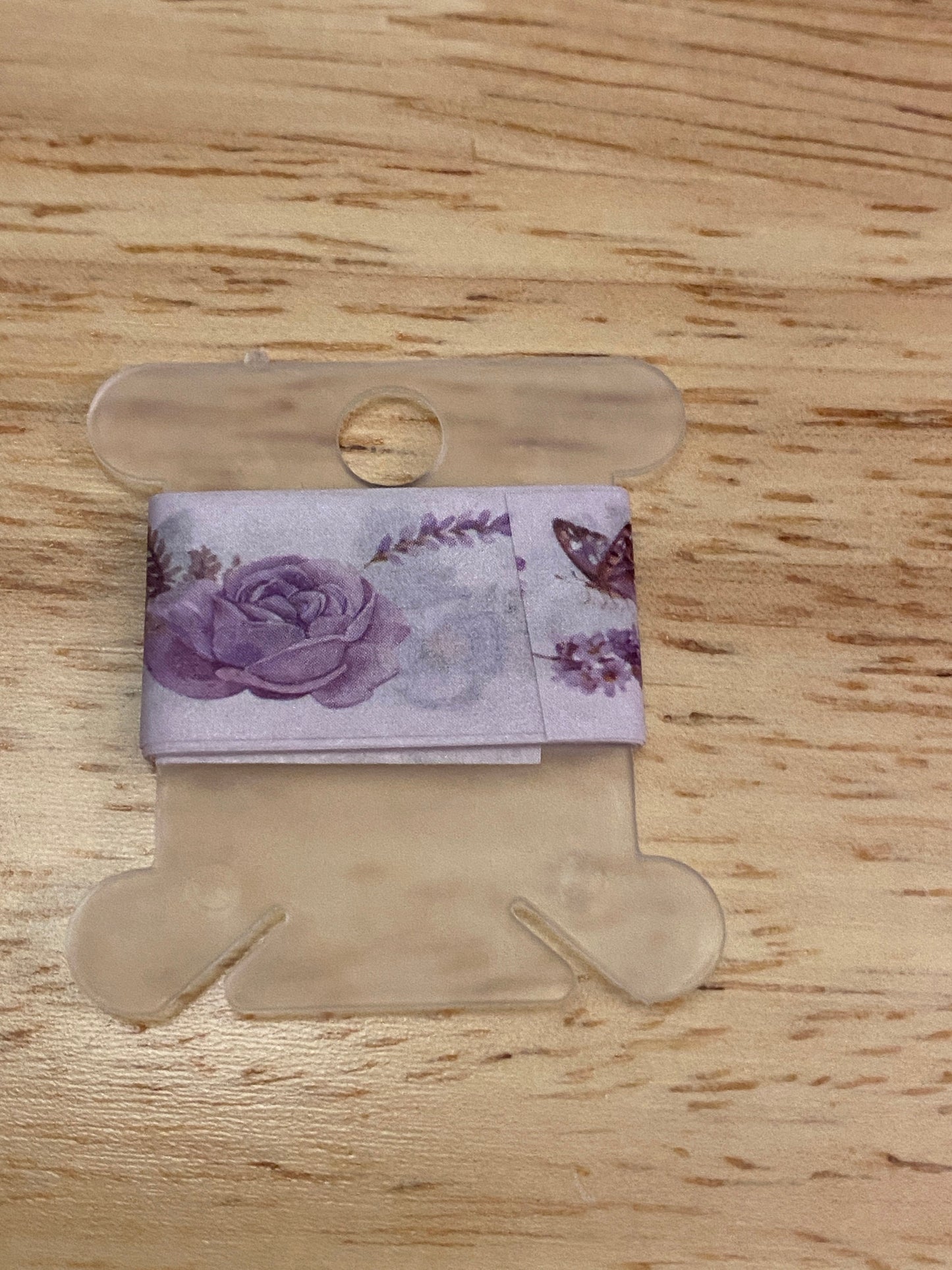 24" Washi Tape Card of Purple Floral Washi Tape