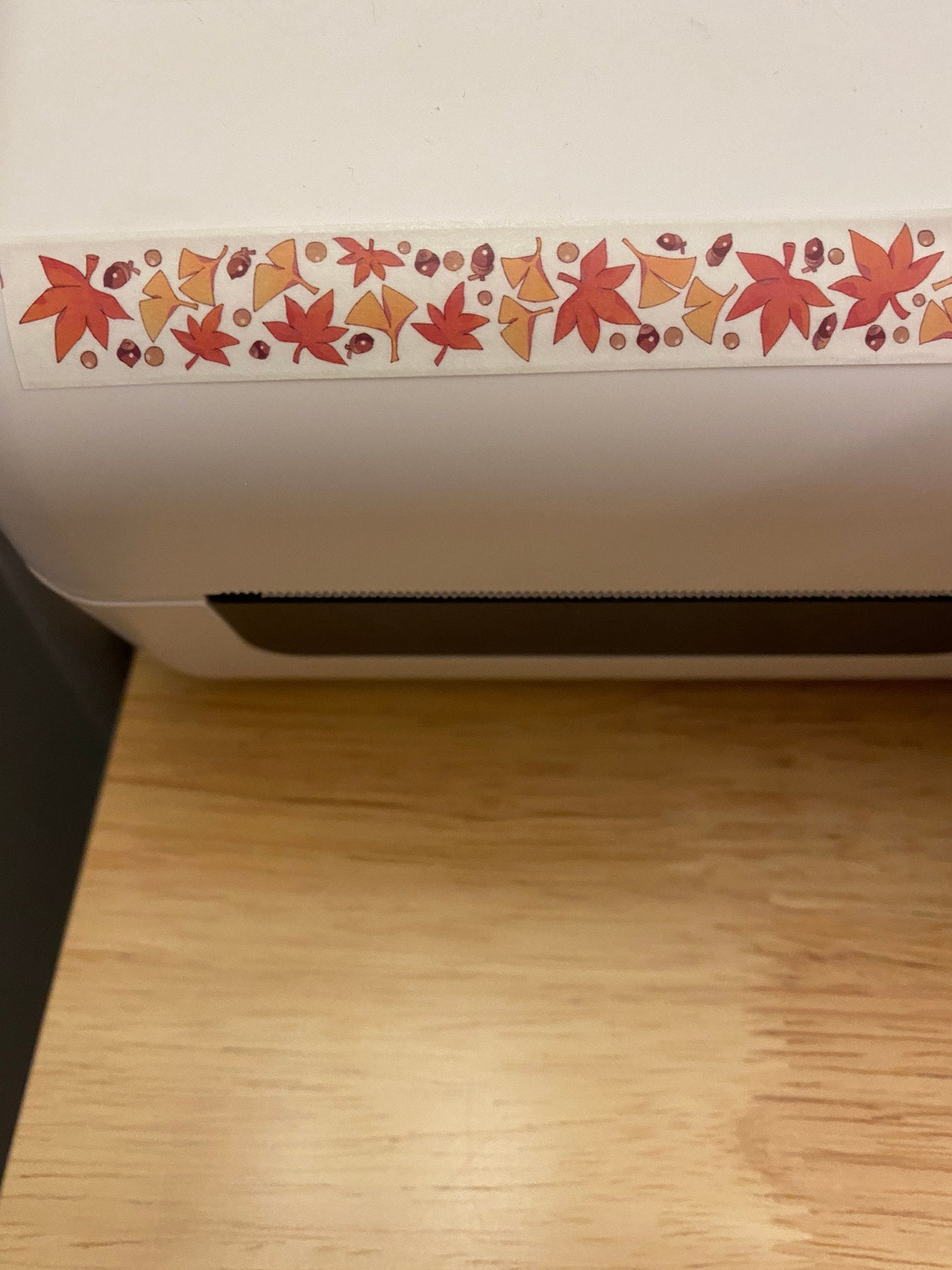 24" Washi Tape Card of Autumn Leaves Washi Tape