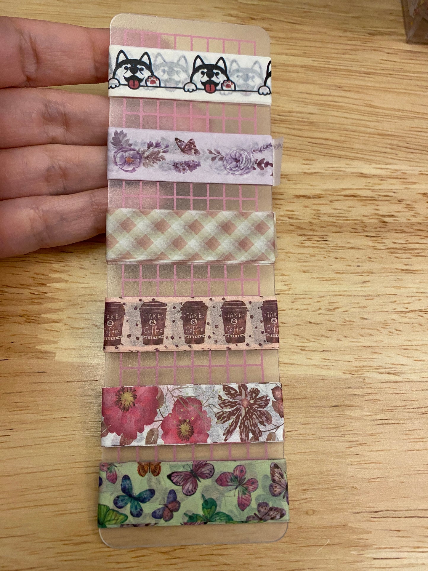 Mix of 6 Different Washi Tapes