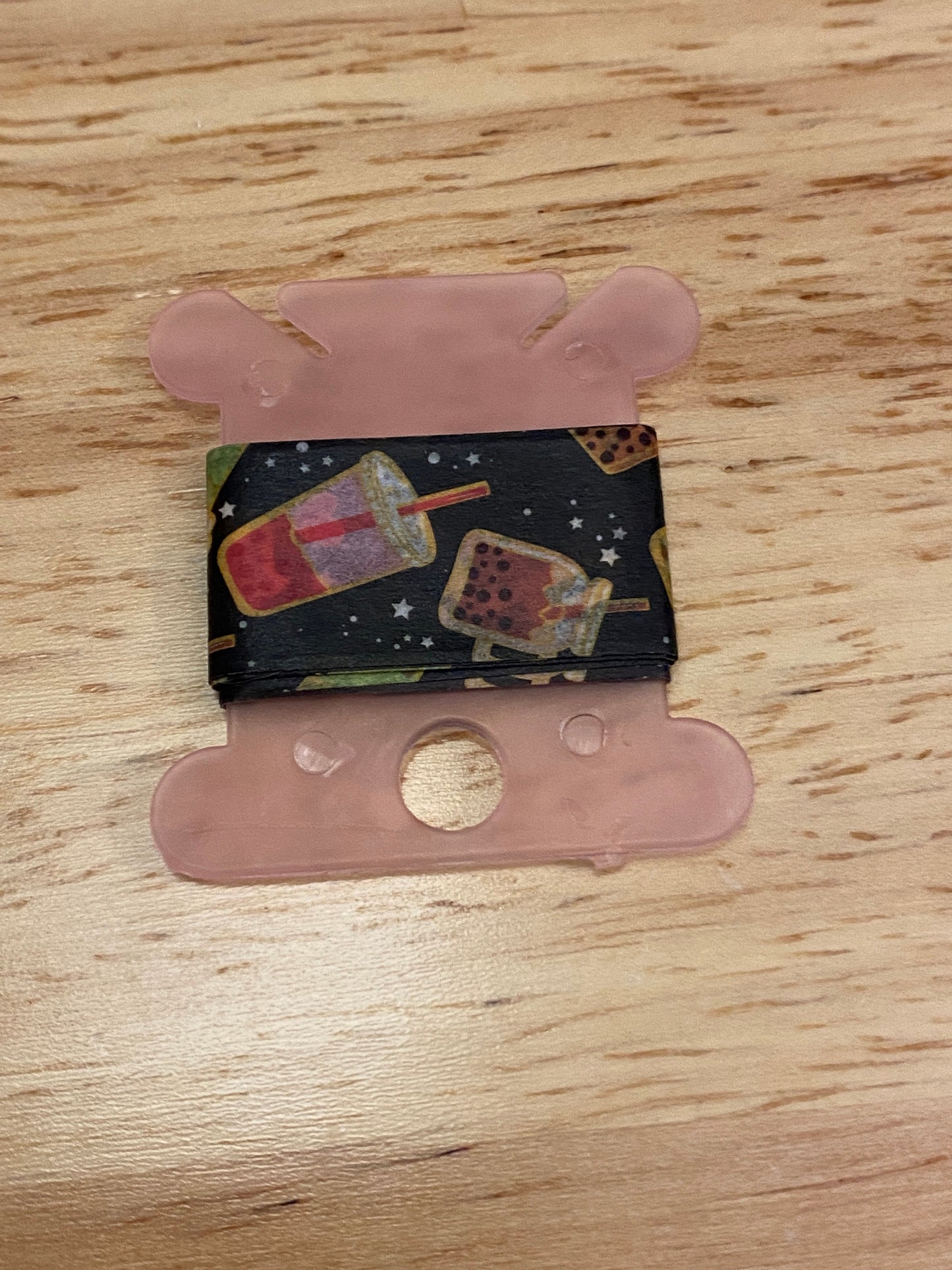 24" Washi Tape Card of Dark Boba Iced Tea Washi Tape