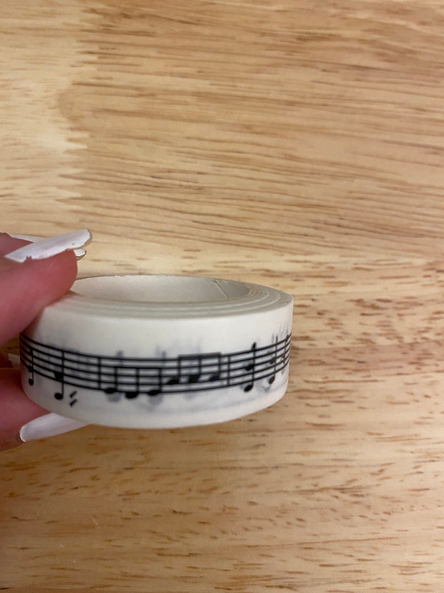 Big Roll of Musical Notes on Sheet Washi Tape, Music Notes Washi Tape roll, Music Washi tape, Adhesive Masking Tapes | Music paper