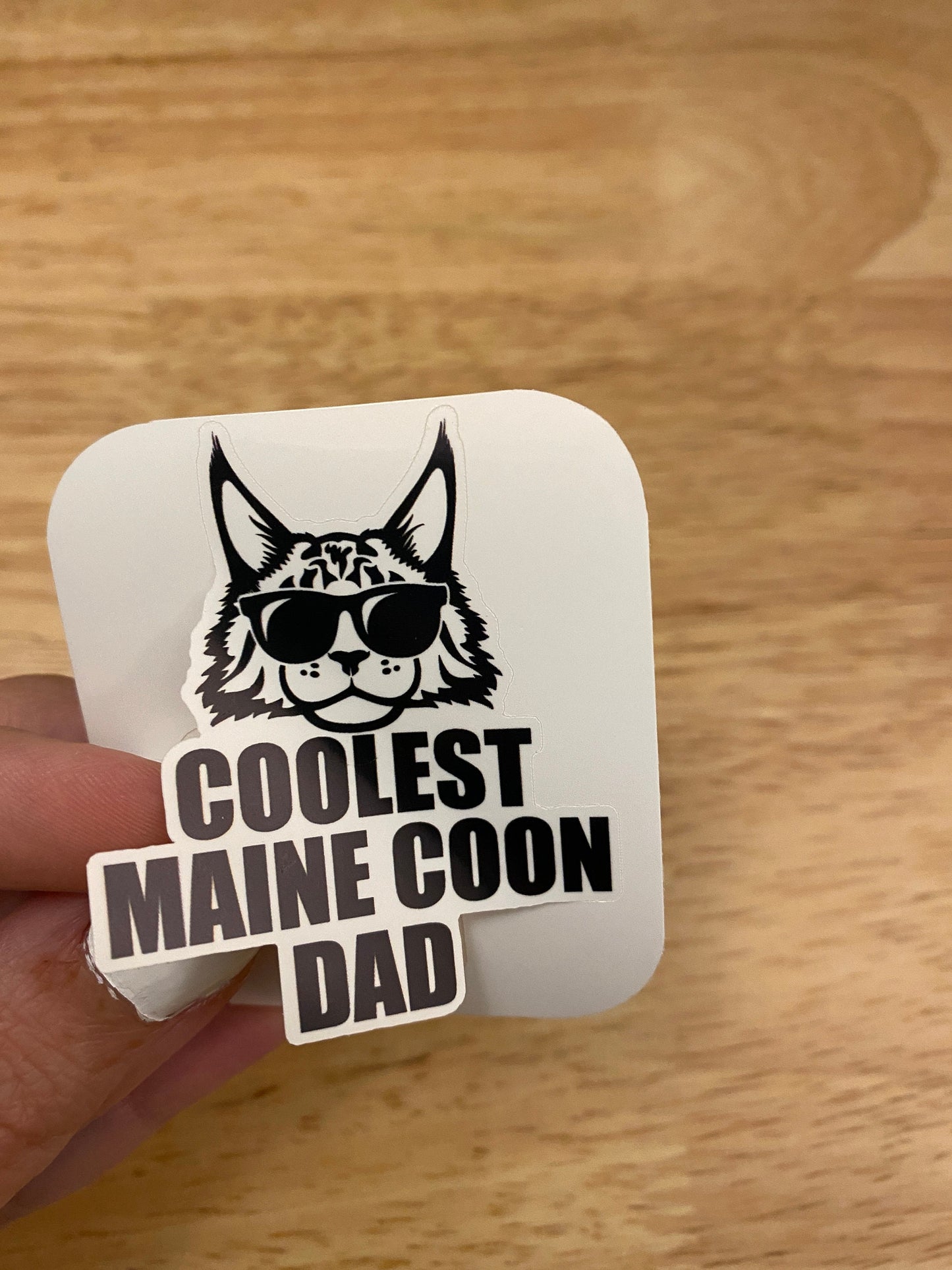 Coolest Maine Coon Dad Sticker
