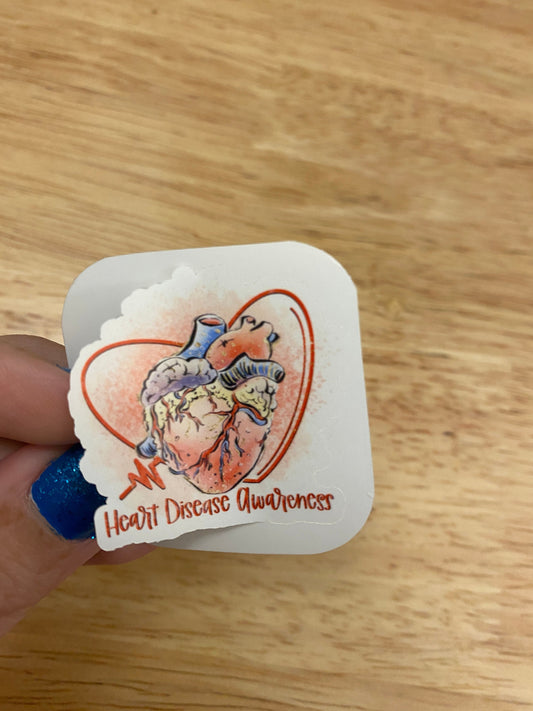 Heart Disease Awareness STICKER