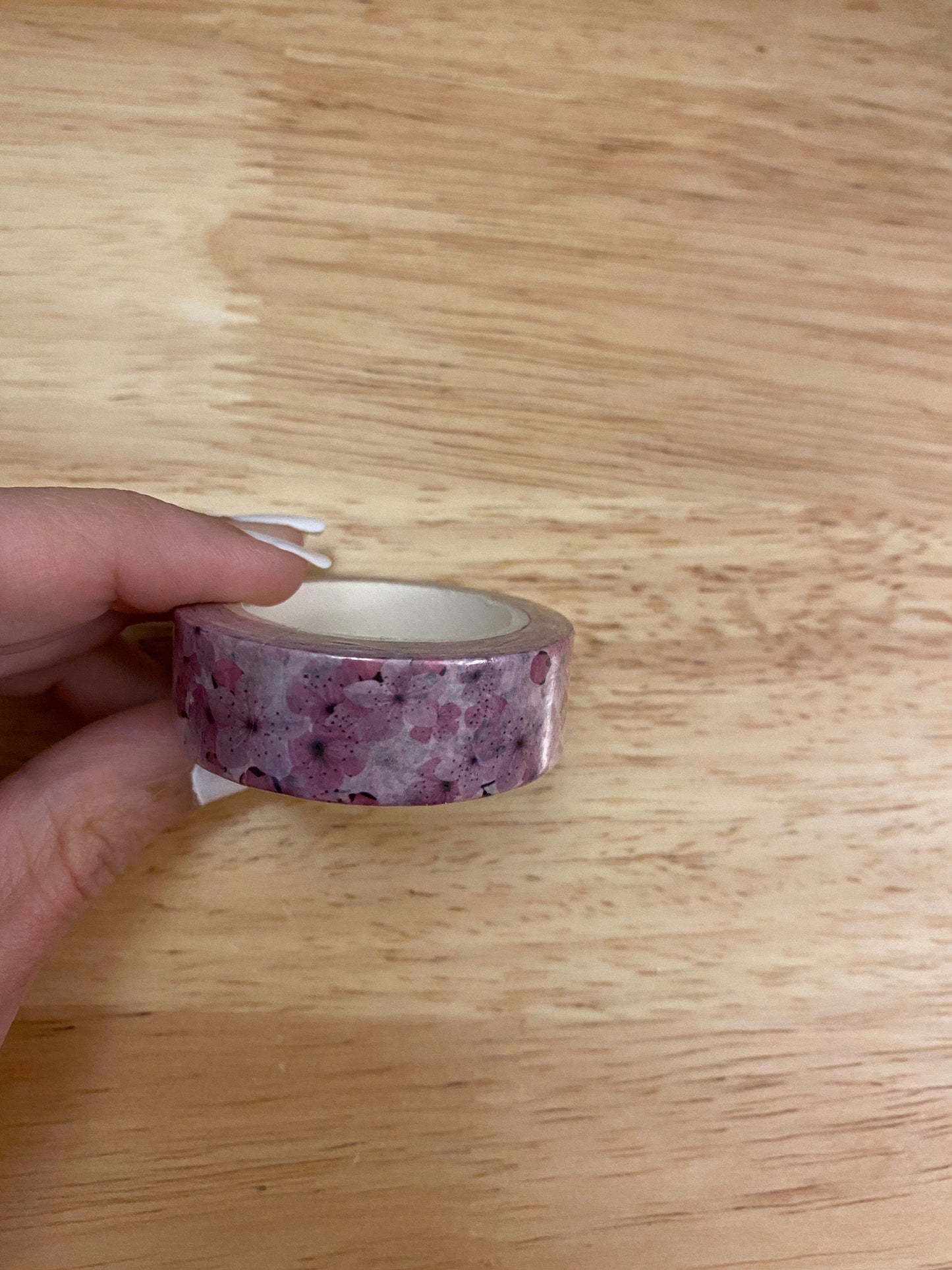 Big Roll of Cherry Blossoms Washi Tape, Sakura Washi Tape roll, Adhesive Masking Tapes, Cherry tree blossoms Washi tape,  Japanesee Flower